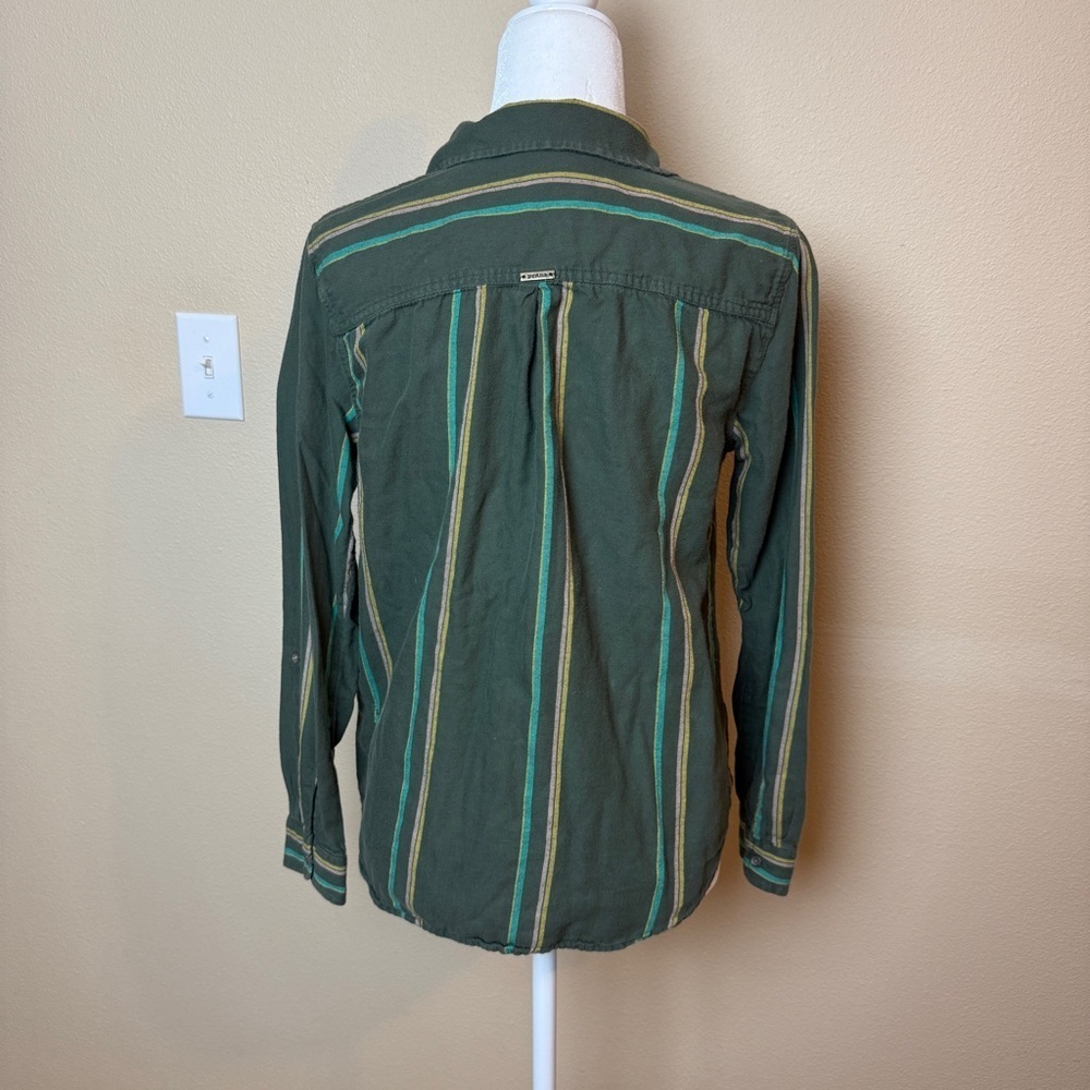 Prana Alfie Flannel Shirt Size Small - Picture 8 of 11